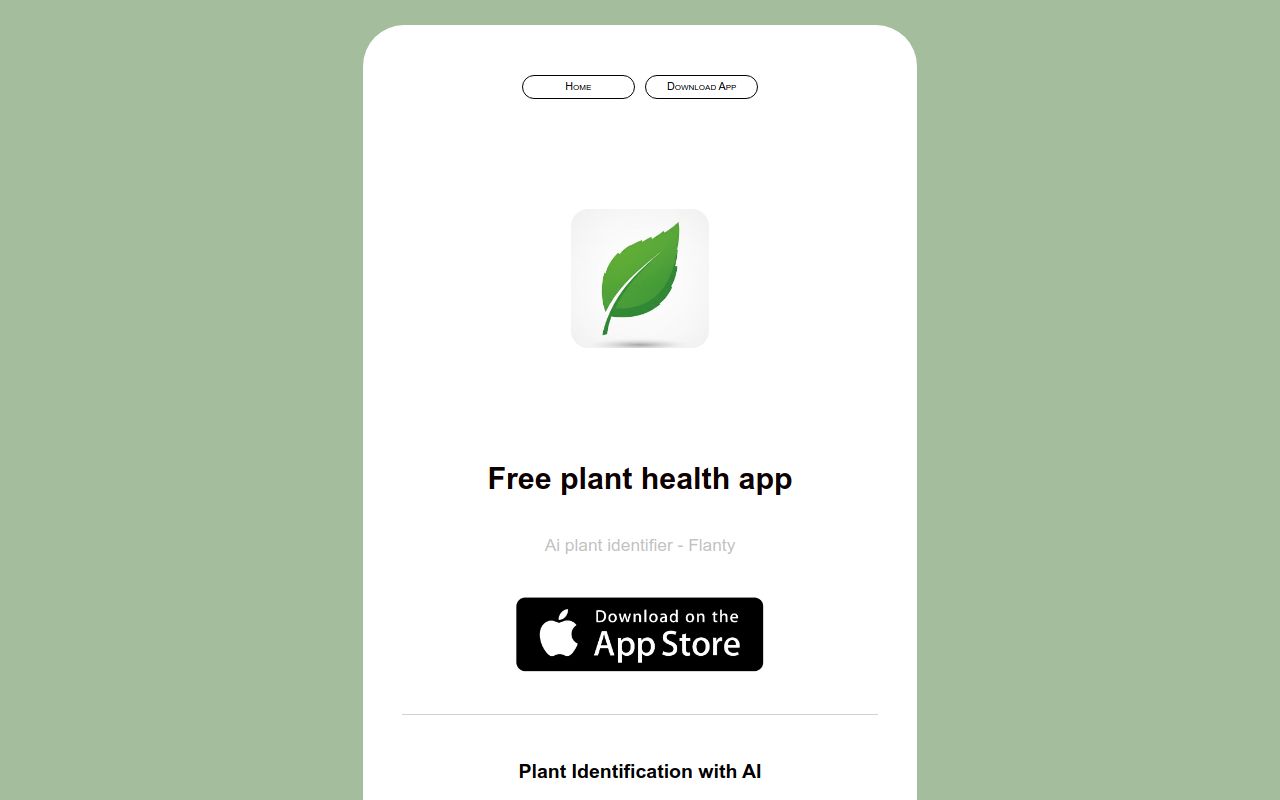 Free plant health app - Flanty